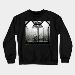 Haunted Greenhouse Spooky Halloween Crewneck Sweatshirt